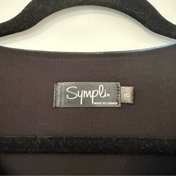 Sympli Whisper Twin Georgette Overlay Blouse NEW - Picture 3 of 8